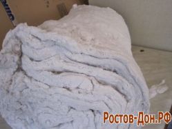 Каолиновая вата для огнеупорной теплоизоляции ль 1 рулона (5мп)